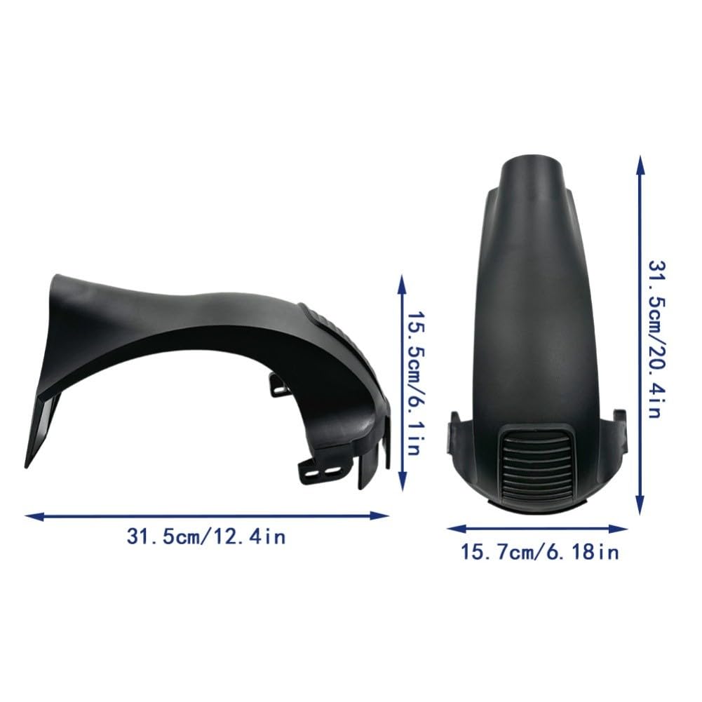 Garde-roue arrière pour trottinette électrique Joyor Y6-S et Y8-S, garde-boue en ABS, 31,5 x 15,5 x 15,7 cm, noir