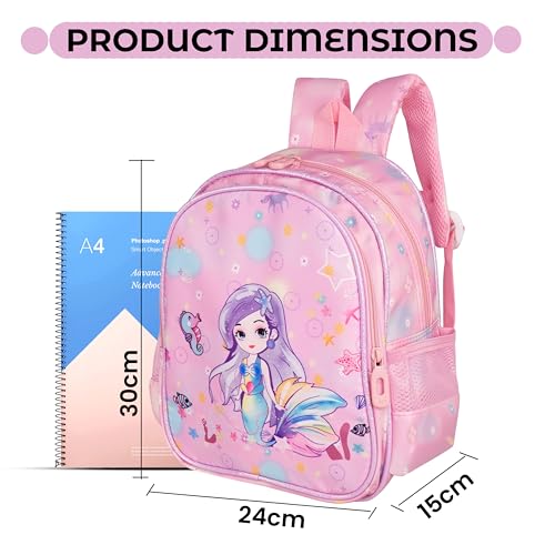 Image of Storite School Backpack for Kids Girls 8L|Stylish Durable Water-Resistant Backpack Shoulder School Bags for Girls Kids Birthday Gift