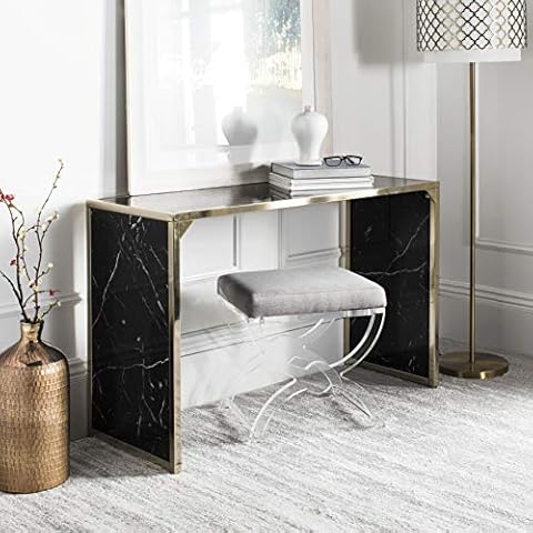 Mesa Consola de latón y Negro Safavieh Kylie CNS6201A Cover