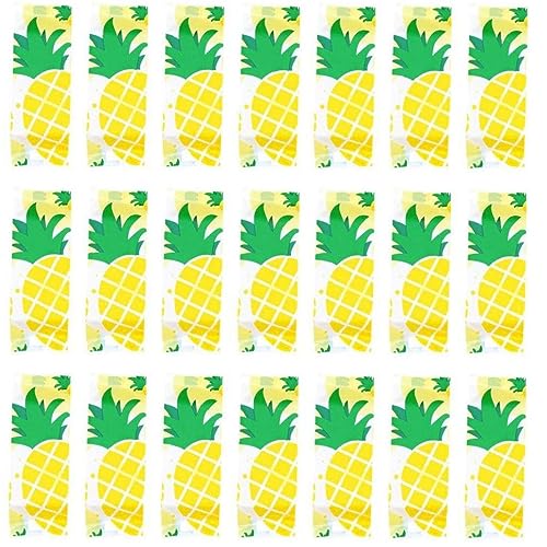 パイナップル柄 ケーキ包装ラッパー バッグ チョコレート クッキー キャンディ バッグ Diy パーティー ギフト袋 結婚式 誕生日用品 50個