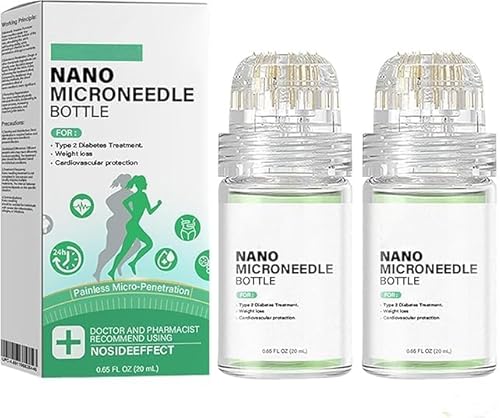 SMGT-GLP-1 Botella de nano-microagujas, SMGT-GLP-1 botella de microagujas, botellas de microagujas de larga duración para mujeres y hombres, agradable al tacto, reafirmante suero para el cuidado de la