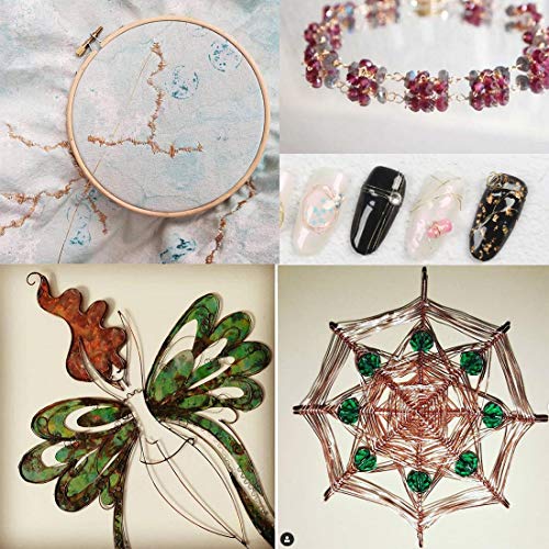 image for ABBECIAO 10 Pack Jewelry Beading Wire Copper Wire for Jewelry Making S