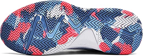 RKSTD Tênis masculino de basquete de cano alto, piso de borracha antiderrapante para uso externo, pi