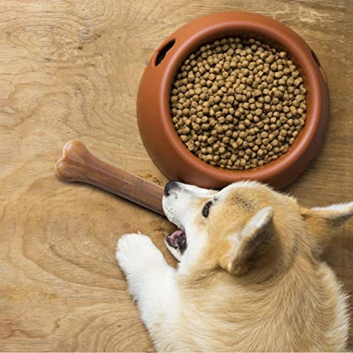 Nobleza - Hunde Kauknochen 20CM x 6 Stück, 100% Natürliche Rinderhautknochen und Hundeknochen für Hunde Groß, Dog Bones Proteinreiche