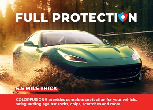 Image of ColorFusion PPF by VViViD, Gloss Flip Thunder Green Dry Apply PPF Vinyl Car Wrap Roll 1ft x 5ft