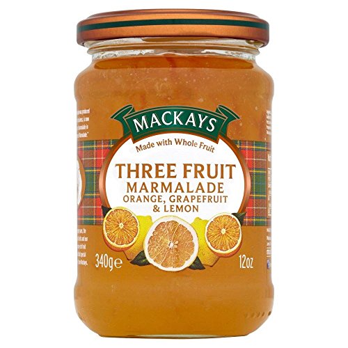 Mackays Trois Fruit Marmalade confiture artisanale cuite en chaudron