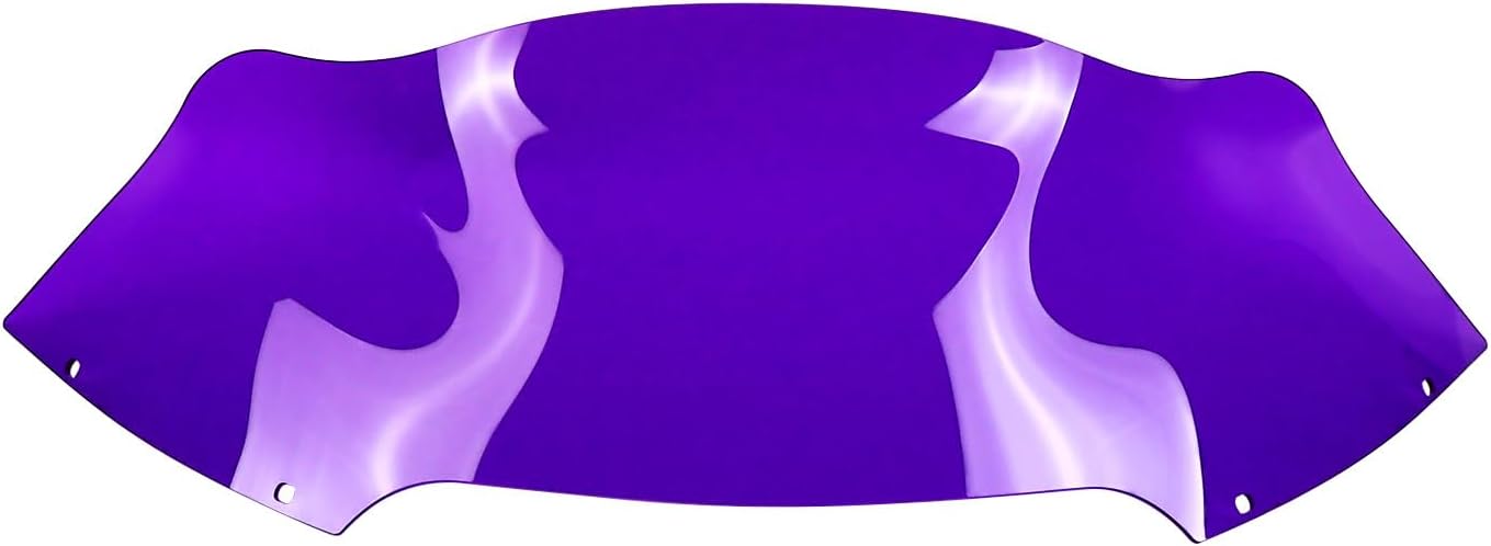 8.0" Windshield Wind Screen, Compatible with Harley Davidson Road Glide 2015-2024 Road Glide and 23-Later Road Glide 3 (Purple)