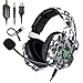 Produktbild Jumor Gaming Kopfhörer Für PS 4 PC Computer|Professioneller 3,5Mm Gaming Headset|Stereo Sound Mikrofon Mit Rauschunterdrückung Und Lautstärkeregler|Egonomisches Design, Geringes Gewicht,A