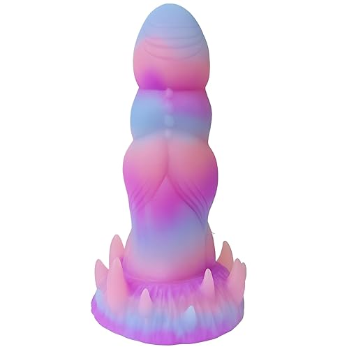 Thick Monster Dildo,Width 2.24 inch,Overall length7.48 Big Huge Anal Dildo with Strong Suction Cup for Hands-Free Play, Adult Sex Toys for Women Men Gay Couple for Clitoral Vaginal Anal Stimulation