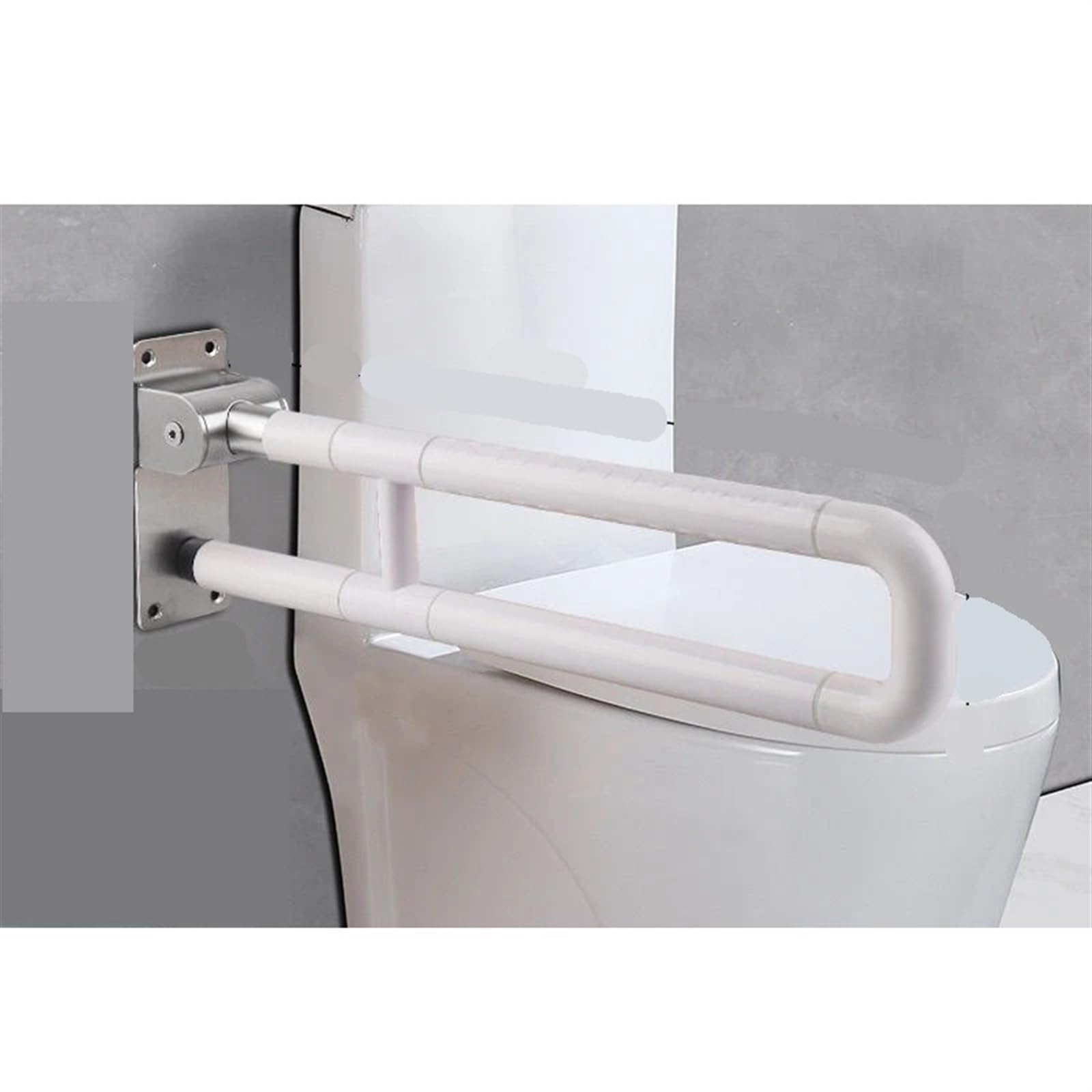 Padgcnor 01 Folding Bathroom Toilet Grab Rail Folding Stainless Steel Toilet Safety Handrail Wall Mounted Luminous Bathroom For Elderly Disabled(01)