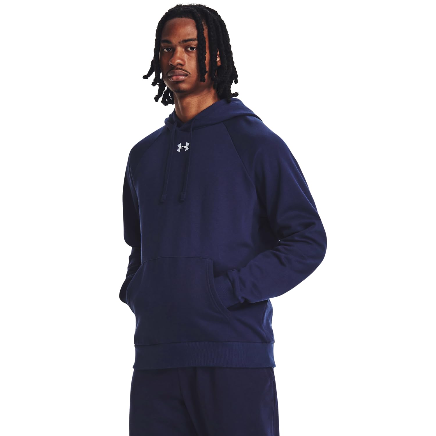 Under Armour, Rival Fleece Po Hoodie, Felpa In Pile, Uomo