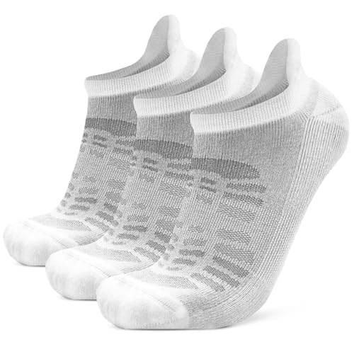 Image of Busy Socks Ankle Merino Wool Blend Running Walking Socks for Men Women Compression Support Athletic Low Cut Cushioned Socks