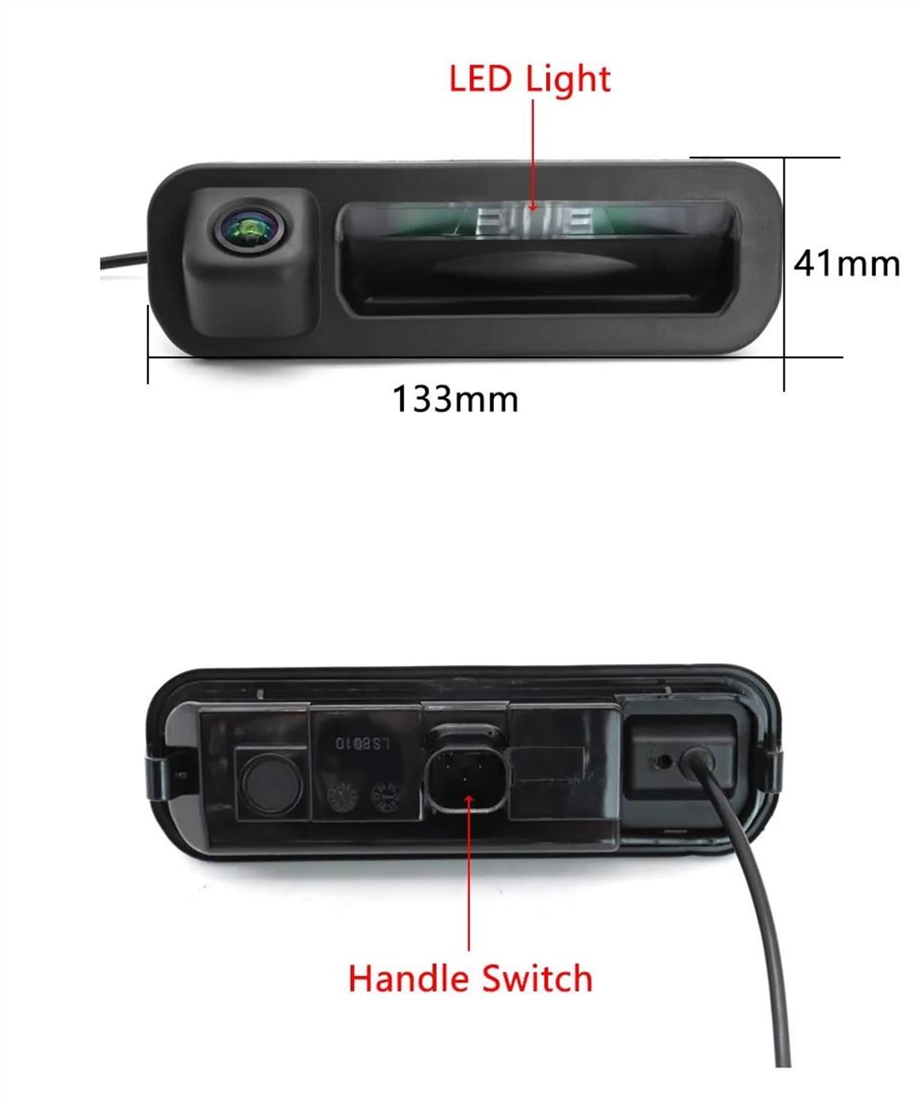 Voor Ford Voor Focus 2 3 Hatchback Sedan 2012 2013 SW 2015 1080P CCD CVBS AHD Gewijd Kofferbak Handvat HD Achteruitrijcamera Nachtzicht Achteruitrijcamera (Grootte : 720P