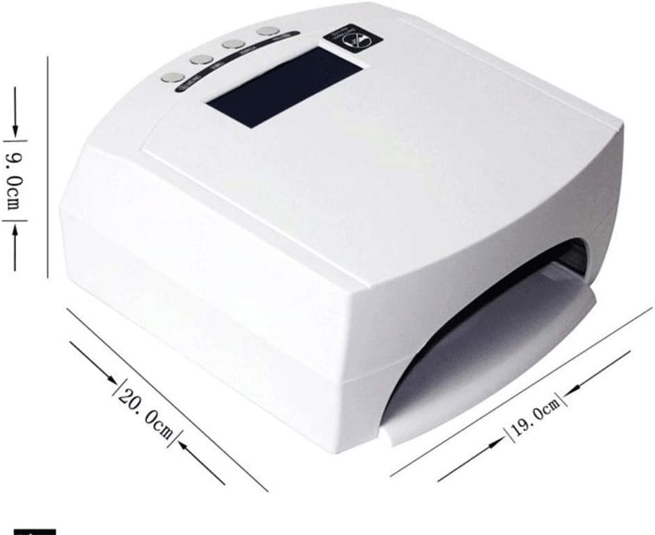 Nail Lamp- LED Nail Dryer, Nail Polish Curing Lamp with Timer Setting, Automatic Sensor Nail Dryer Lamp with LCD Display