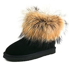 Black Furry Boots