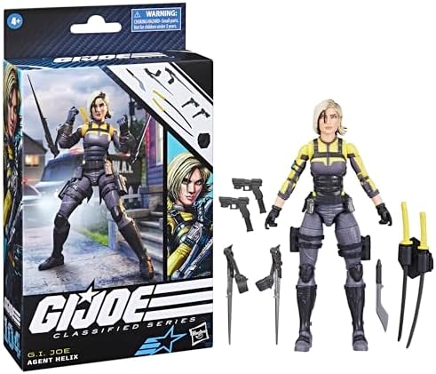 G.I. Joe Classified Series Agent Helix, Collectible G.I. Joe Action Figure, 104, 6 inch Action Figures for Boys & Girls, with 8 Accessory Pieces 11 51q8dZ3fv6L. AC