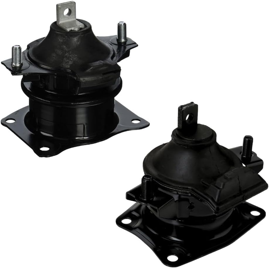 Front & Rear Motor Mount 2pc Set Fits 2004-2005 Acura TSX 03-07 Honda Accord 2.4L at Replacement for 9247 A4526HY 9194 A4516
