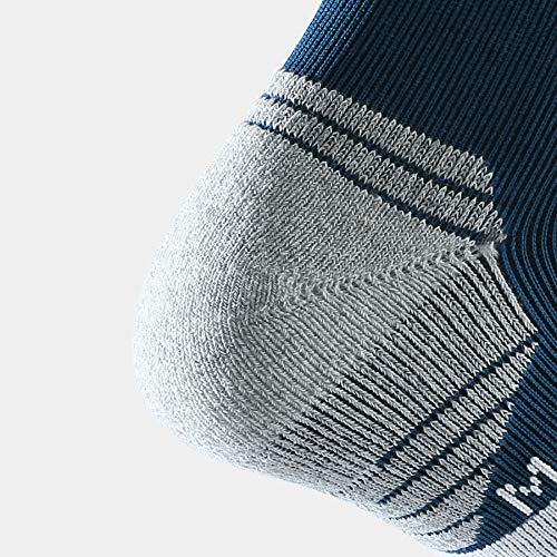 Wander Men's Athletic Ankle Socks 6 Pairs Running Socks For Sport Low Cut Cycling Socks 6-9/10-12/12-14 (White Blue, Shoe Size: 10-12) #TOP4