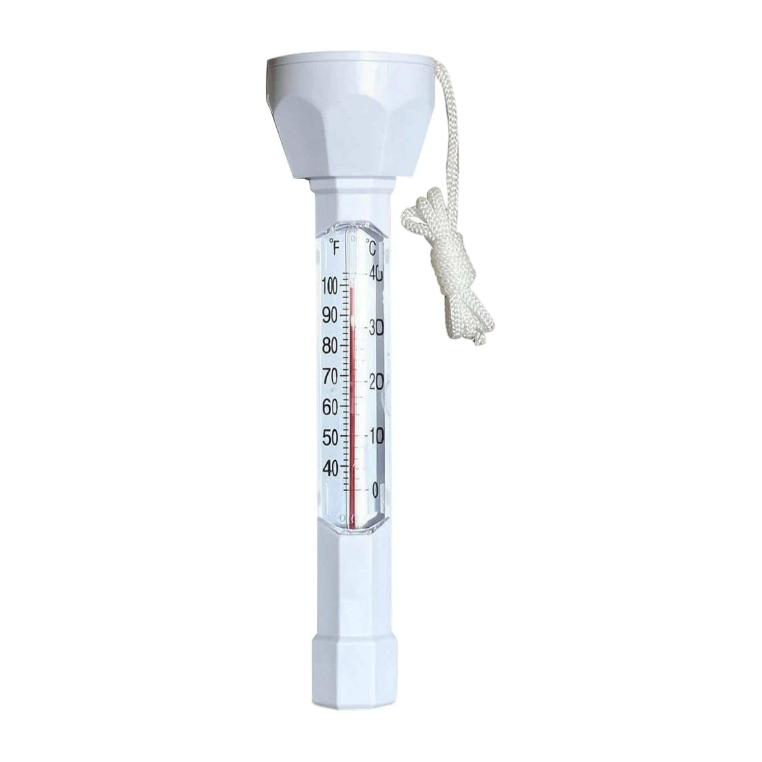 Two-scaleScale Pool Thermometer with Tether String Easy-to-Read Pool Thermometer with Tether Clear Durable for Hot Tub, Spa, Floating Pool-picture-11