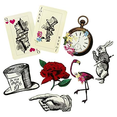 Talking Tables Truly Alice Party Prop Set for a Tea Party & General Party Decoration, Multicolor Cover