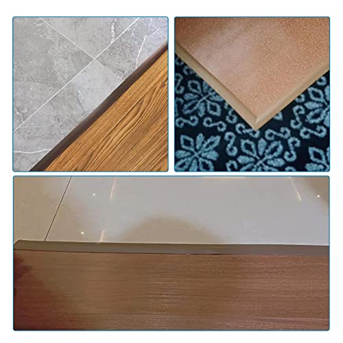 7Ft Floor Transition Strip Self Adhesive Edging Trim Strip Carpet To Tile Transition Strip For Doorways Suitable For Threshold Transitions With A Height Less Than 5Mm (Gray) #TOP3
