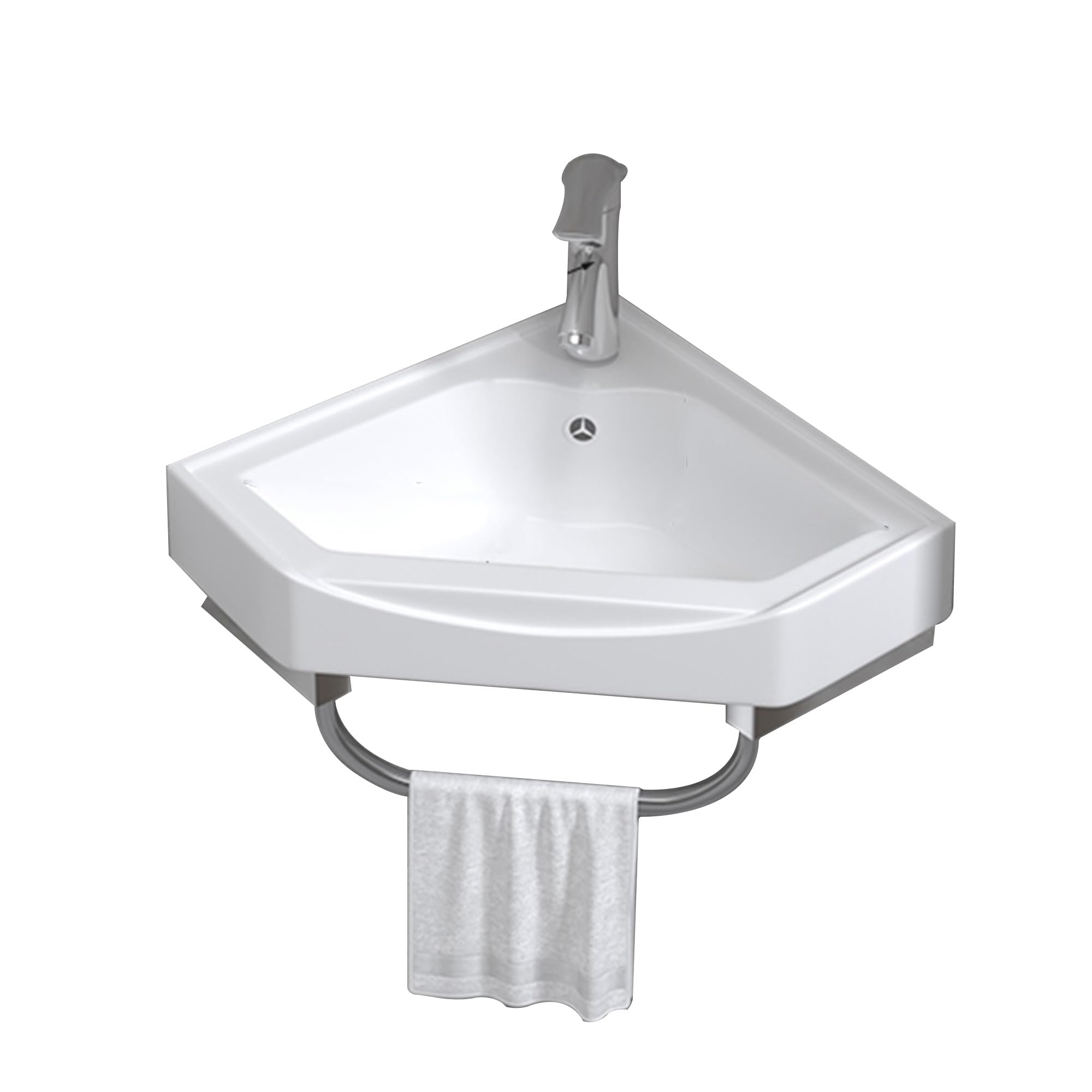 SGKOMN Small Bathroom Vanity with Sink Floating Vanity Bathroom Clearance Bathroom Vanities Wall Mounted with Hanging Towel Rack for Small Space, 38cm/14.96in