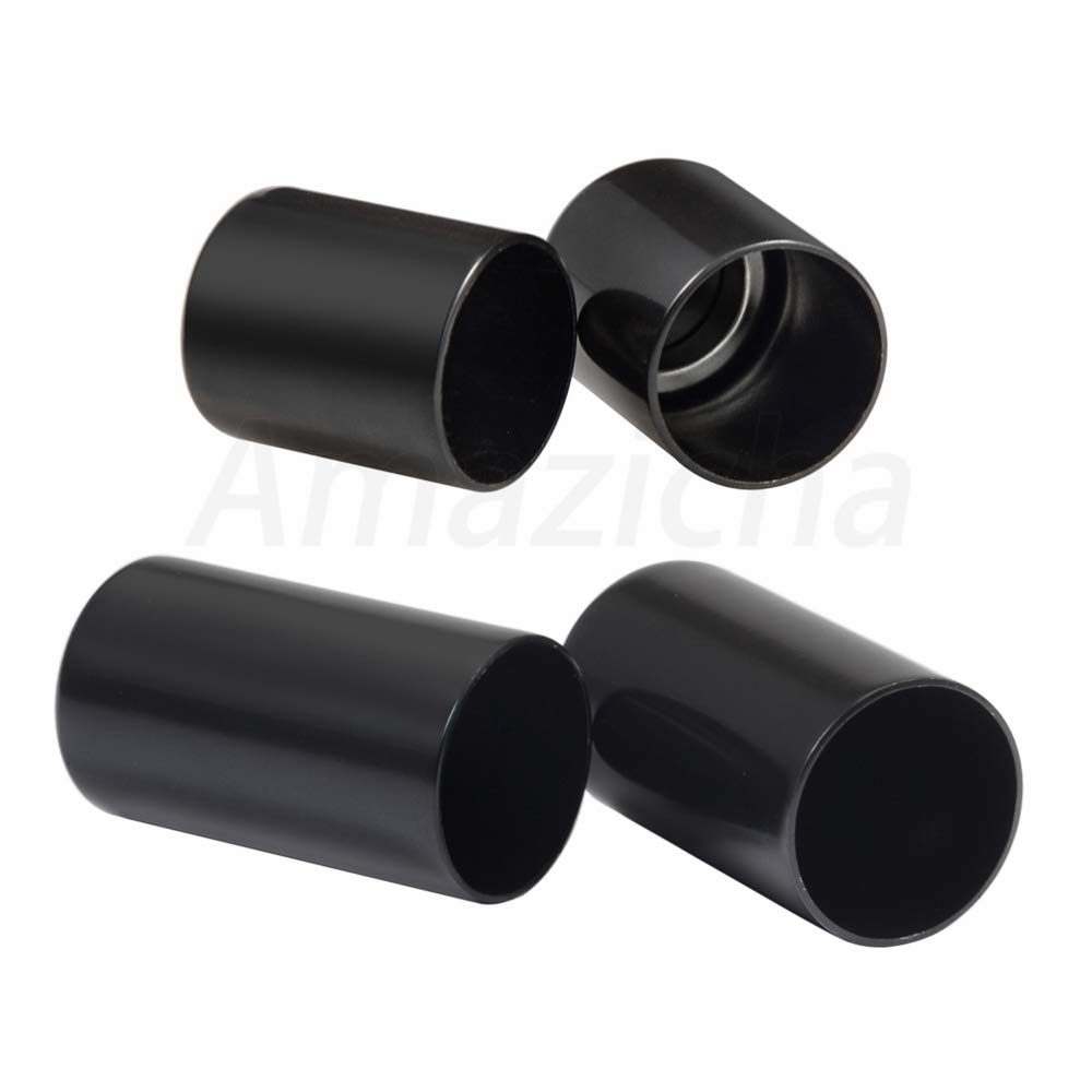 Amazicha Black Docking Hardware Covers Kit Compatible for Harley Davidson Touring Street Glide, Electra Glide, Road Glide, Road King 2009-later