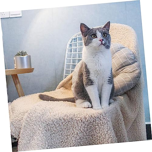 Couverture peluche pour chat et chien ultra-douce tapis de couchage confortable