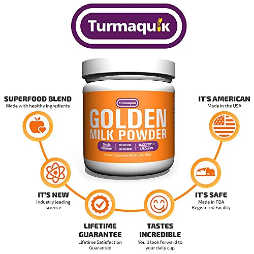 Turmaquik Golden Milk Powder + Super Sleep Moon Milk (180 Servings) Bundle - Organic Turmeric Mixes - Ginger, Black Pepper, Curcumin, Cinnamon, Cardamom, Melatonin, Valerian, Chamomile, Lemon Balm #TOP1