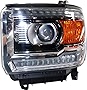 Evan Fischer Headlight Assembly Compatible with 2016-2019 GMC Sierra 2500 HD / 3500 HD Driver Side