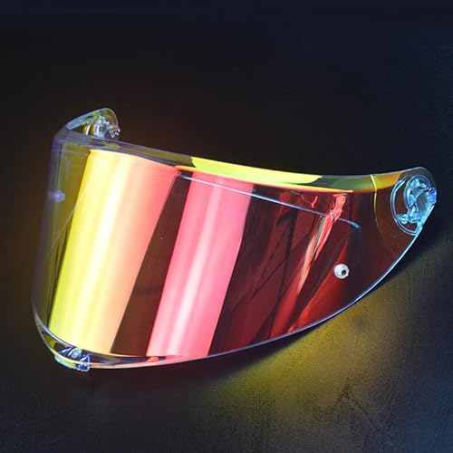 ヘルメットバイザー, AGV K6 K6S バイザー フルフェイス Viseira Capacete レーシングヘルメットパーツ用 フォトクロミックシールドバイザーレンズ(Rose Red)