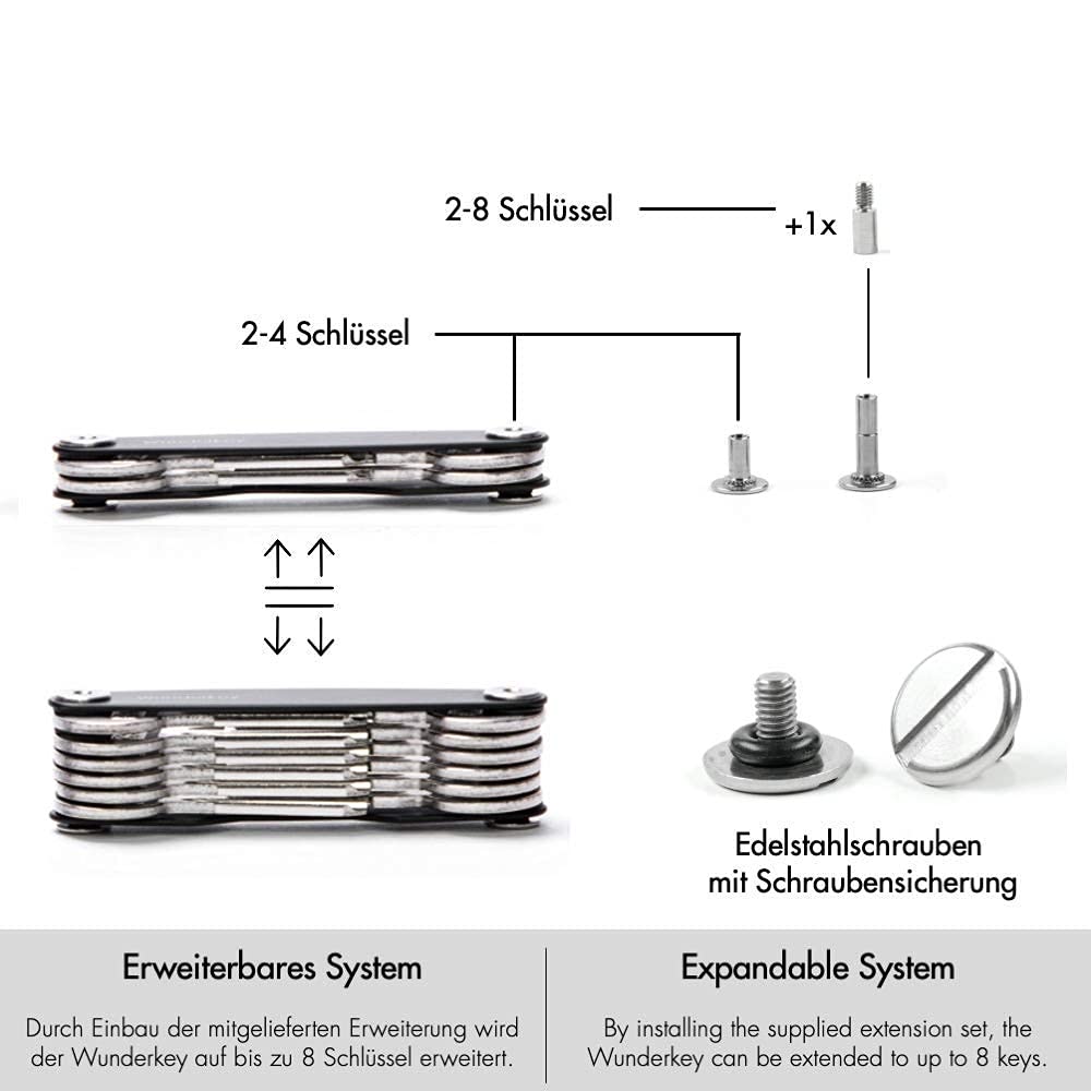 WUNDERKEY - Il Organizzatore di Chiavi Originale [The Key Organizer Made in Germany]