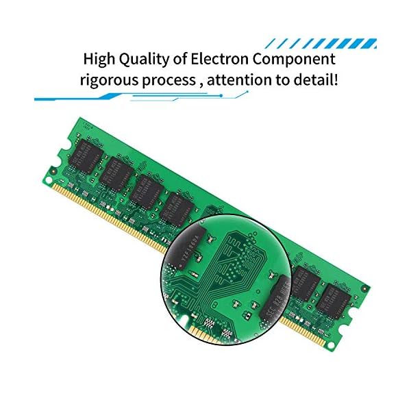 Kuesuny 8GB Kit (4x2GB) DDR2 800MHZ UDIMM PC2-6400 PC2-6300 DIMM 1.8V CL6 2Rx8 Desktop Memory RAM Compatible with AMD Intel - Image 4