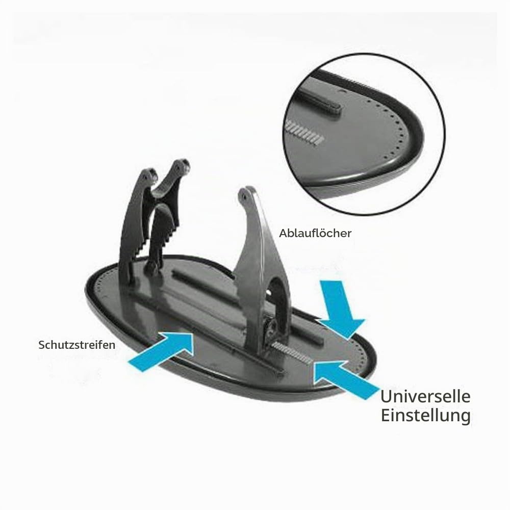 LIFE Whirlpool-Tablet - Modern, Dunkelgrau, Verstellbare Beine für sicheren Halt in Whirlpools - Passend für fast jeden Spa! 45,7 cm lang x 24,1 cm breit