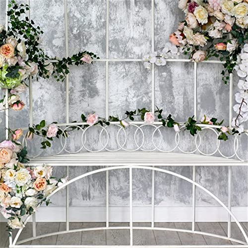 Générique Guirlande De Noël Fleurs Artificielles Rose Ivy Vigne Décoration De Mariage Real Touch Chaîne De Fleurs en Soie Maison Suspendue Guirlande Fête De Mariage Décor 2m Guirlande