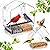 BTFSZ Window Bird Feeder with Strong Suction Cups - 2Pack Clear Sturdy Acrylic Birdfeeder for Outside Windows, 360° Clear View - No Drill Easy Install, Perfect for Cardinals & Finches,etc(2026 New)