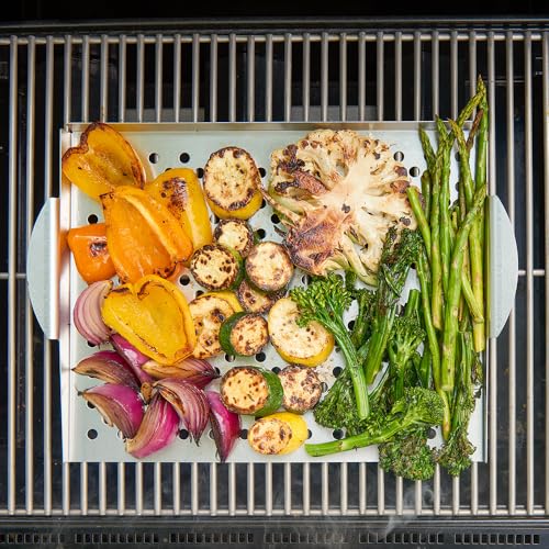 image for Nordic Ware Naturals Perforated Grill Topper, Aluminum, 14.3 x 11.4 Co