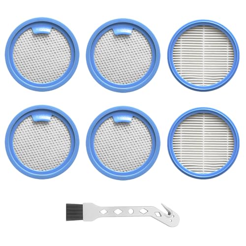 ASKW5 Filter Set Performance Kit Zubehör für AEG Staubsauger für AEG 7000 Akku-Staubsauger 4 Vormotorfilter & 2 Hygienefilter Ersatzfilter Ersatzteile Waschbar (7 Stück)