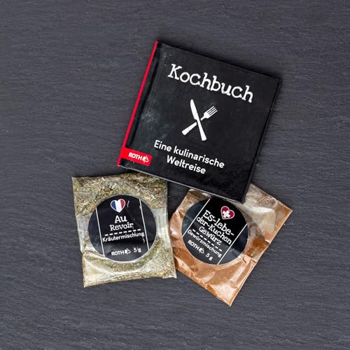 Foto von ROTH Bio Gewürz-Adventskalender gefüllt mit 24 hochwertigen Gewürzen und Kochbuch zum Kochen im Advent, Kräuter-Kalender für die Vorweihnachtszeit