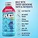 PLEZi Hydration Drink FRUIT PUNCH - Electrolyte Drinks Made with Real Juice, 2X Electrolytes vs the Leading Sports Drink, 560mg Potassium - No Added Sugar Sports Hydration - 16.9 fl oz, 12 Pack