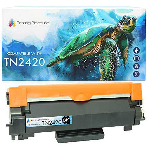 Printing Pleasure TN2420 Tóner Compatible para TN-2420 Brother DCP-L2530DW DCP-L2510D HL-L2350DW HL-L2375DW HL-L2370DN HL-L2310D MFC-L2710DW MFC-L2710DN MFC-L2750DW MFC-L2730DW