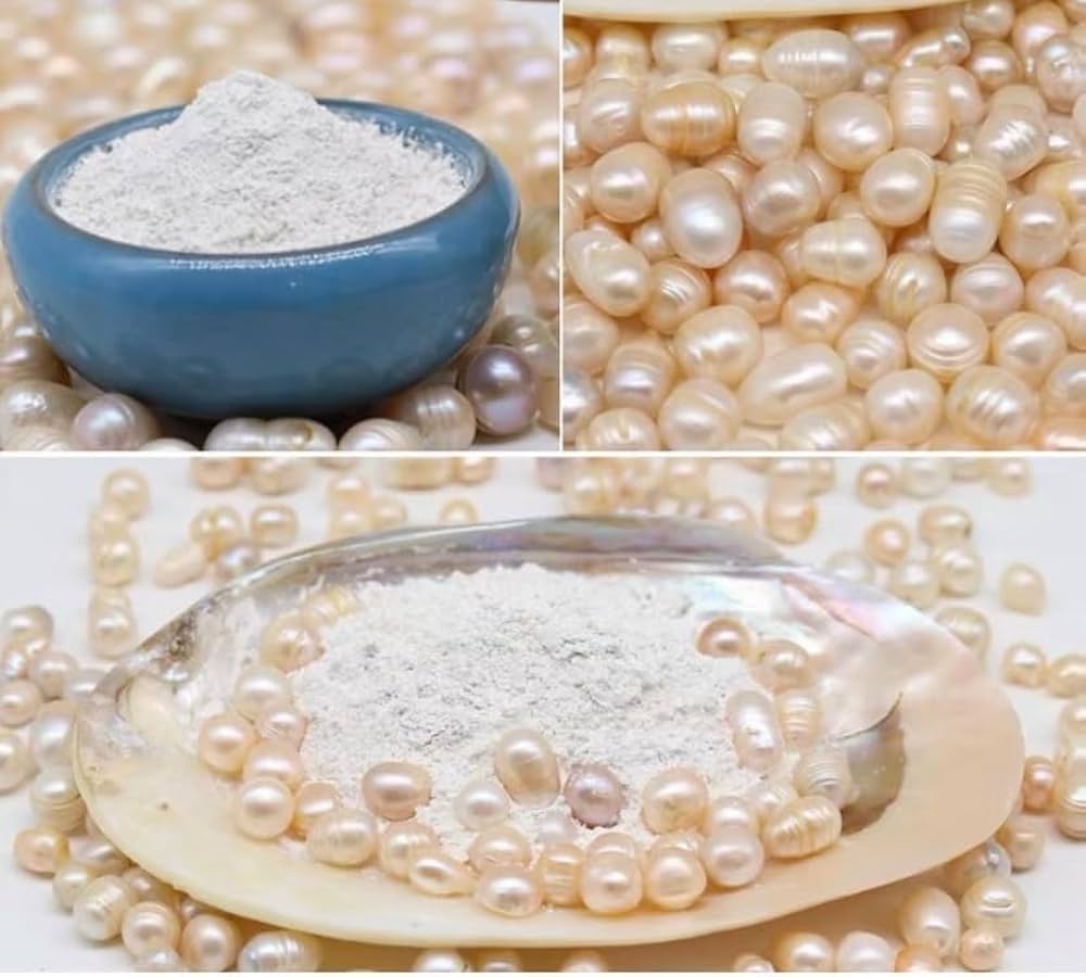 Amazon | 真珠粉末 100g パールパウダー100% 食用 顔パック用