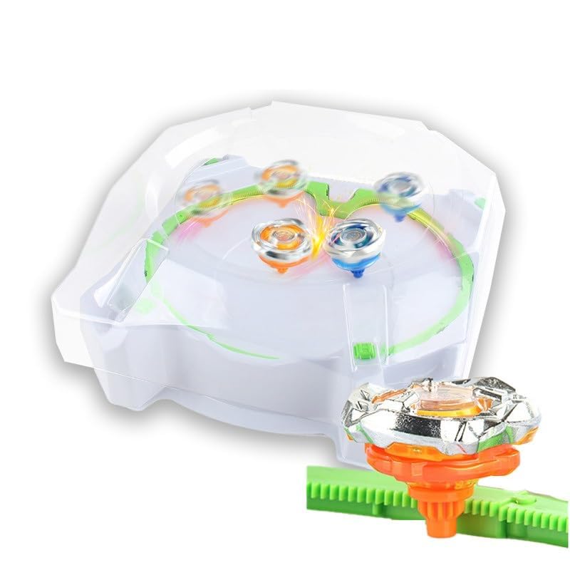 Image of RoyaldealsX Stadium Arena New Tops Luncher Spinning Top Burst Evolution Star Storm Battle Set Game GYRO X Stadium Set(Big Stadium 43x43cm)