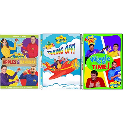The Wiggles (3 Pack DVD Collection): Apples and Bananas / Taking Off / Wiggletime Starring: Anthony Field, Simon Pryce, Lachlan Gillespie, Emma Watkins, Greg Page (Director: Paul Field) The Wiggles (3 Pack DVD Collection): Apples and Bananas / Taking Off / Wiggletime Starring: Anthony Field, Simon Pryce, Lachlan Gillespie, Emma Watkins, Greg Page (Director: Paul Field)