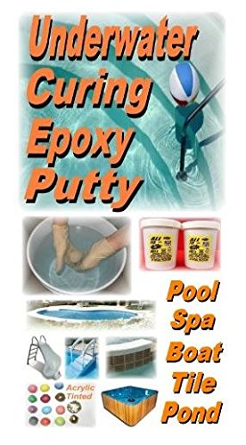 Miniatura 2 de All-Fix Kit de masilla epoxi de 12 libra - Piscina - Marina - Submarino - Estanque - Tanque - Compuesto de reparación y modelado de escultura