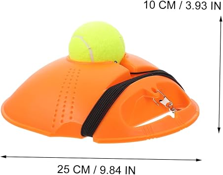 1set Self Tennis Training Tool and Thick Elastic Rope for Indoor and Outdoor Practice for All Ages and Skill Levels