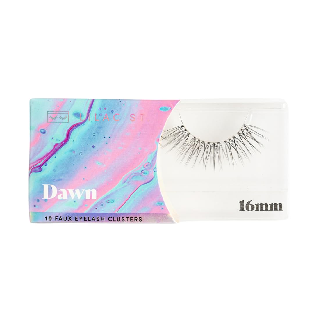 Lilac St. St - Dawn Lashes - Natural “No Makeup” Look - Ultra Lightweight & Reusable - Vegan & Cruelty Free - 16 mm