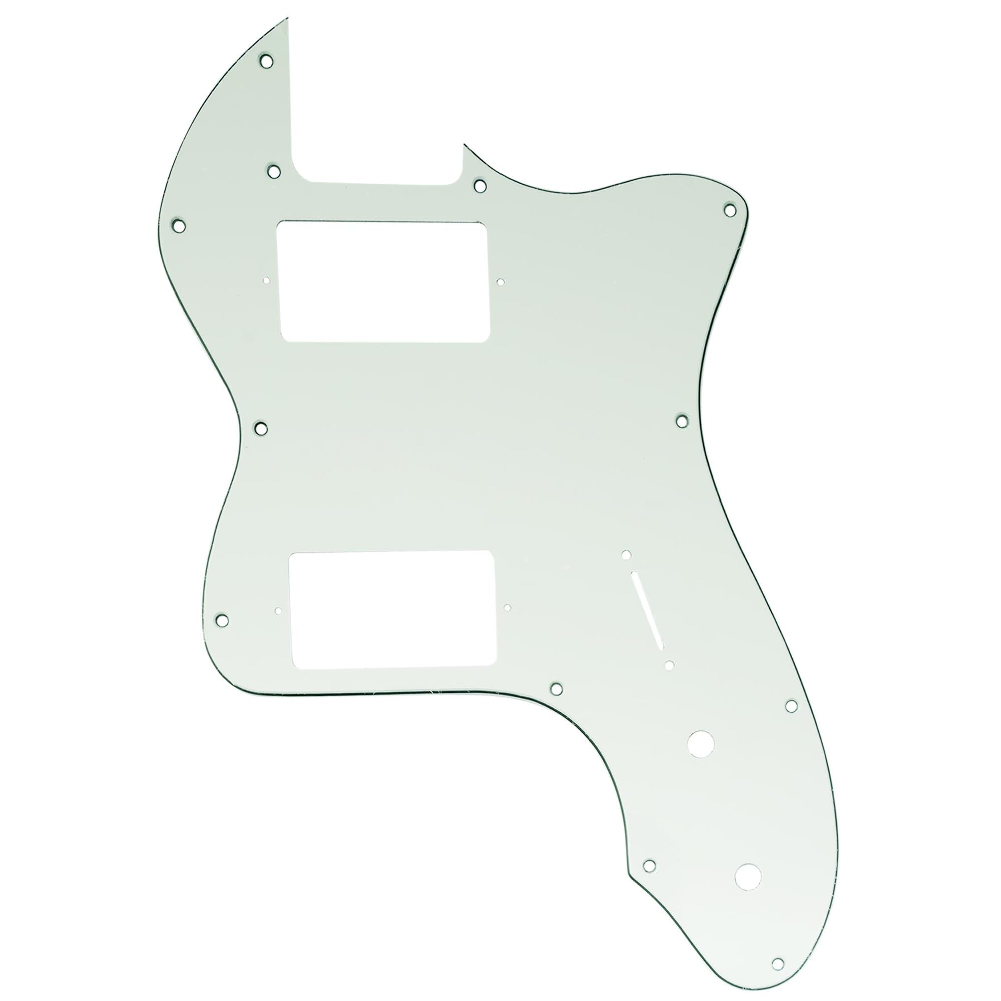 FLEOR Plaque arrière de pickguard pour gaucher style SSS avec caches de