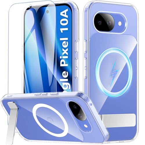 Coque Google Pixel 10A MagSafe rigide fine antichoc avec vitre de protection écran 9H