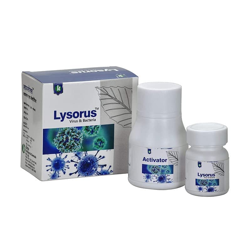 Image of Katra Fertilizers Lysorus (1 Gm +50 Ml), Anti-Virus and Bacteria Virucide for Virus Control & Prevention, Agriculture Use (6 Nos)